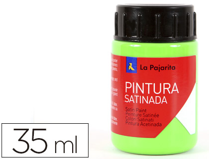 Pintura látex La Pajarita verde vivo 35ml.